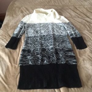 Winter sweater dress. Step into March with this Sexy, Cozy and Warm style!